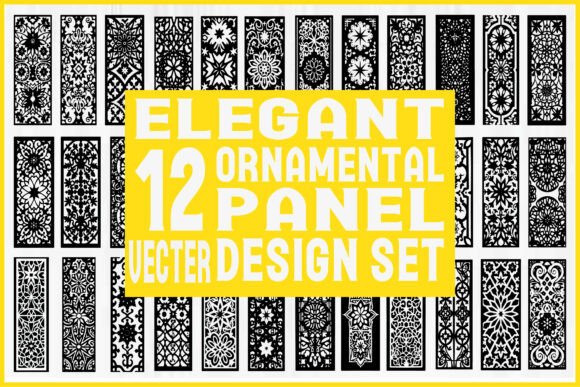 Elegant Ornamental Panel Vector Design