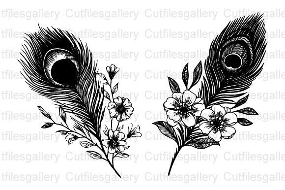 Feather with Flowers SVG Review