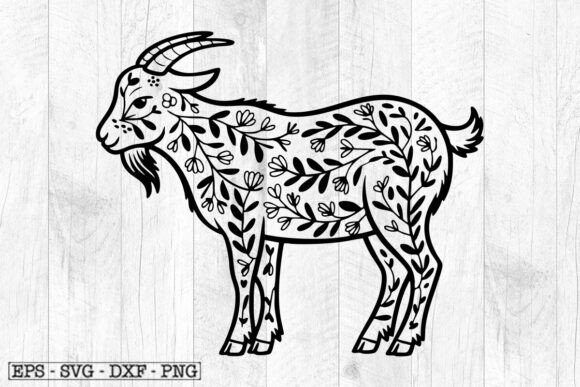 Goat Silhouette SVG File Review