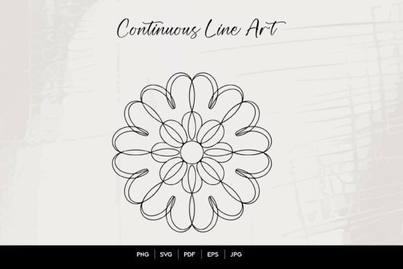 Mandala Flower Line Art Review